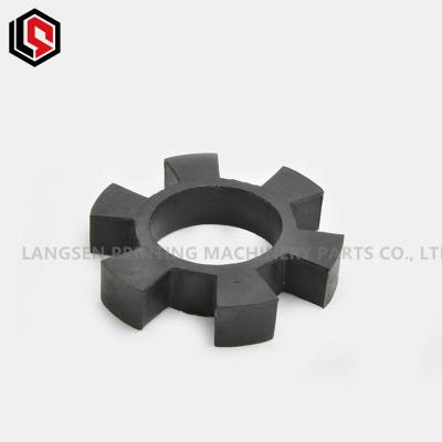 China 100% HIGH QUALITY SHOCK ABSORBING PROTECTION RUBBER COVER PAD COMPATIBLE COUPLING MACHINE PARTS for sale