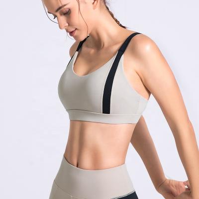 China Wholesale Custom Breathable Logo Without Steel Ring Yoga Tops High Quality Oversized Tank Tops For Women With Built In Sports Bras 2021 for sale