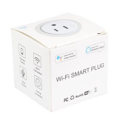 China Residential/Multi-Purpose 10A Wifi Socket Works With Alexa And Google USA Smart Mini Plug US Standard WiFi Smart Plug for sale