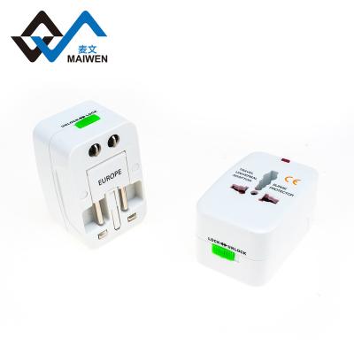 China Residential/Versatile In PC Common Hardware Universal Travel Plug Adapter All In One 6A 250V Travel Adapter for sale