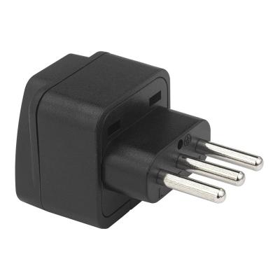 China Residential/Multi-Purpose World To Italy US/EU/AUS/UK Travel Power Plug Adapter To Italy 3 Pin Adapter Travel Wall Plug for sale