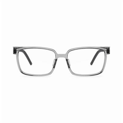 China Light Metal Frame Retro Vintage Glass Clear Lenses Fashion Eyewear Glasses Black Classic Square Eye Glasses for sale