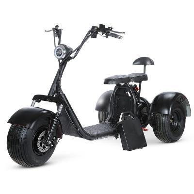 China Best price unisex scooter three wheel bicycle with 2 seat 3 wheel scooter citycoco china hot sale electric citycoco for sale