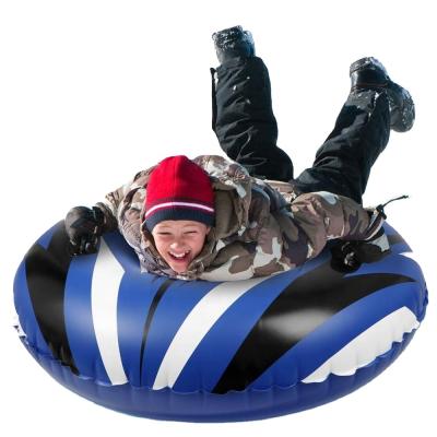 China High Crush Strength Inflatable Snow Sled With Handles For Outdoor Winter Skating Fun for sale