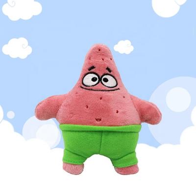 China Sustainable 2022 New Style Patrick Star Pet Dog Chewing sounding Toy Pet Throw Molars Pet Plush Toy for sale