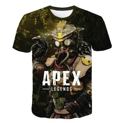 China 2021 Anti-Shrink Boys 3D T-shirt Hero Apparel Anime Summer Kids Short Sleeve T-shirt Children's 3D T-shirt for sale