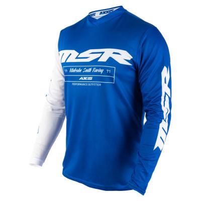 China New Style Breathable Fast Delivery Inclined Jersey Breathable Motocross Racing Inclined Jersey for sale