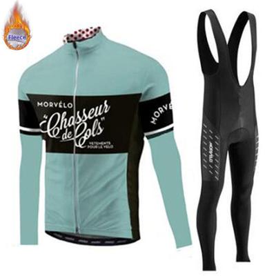 China Winter Breathable Thermal Fleece Cycling Singlet Set New Mens MTB Bicycle Clothing Wear Ropa Ciclismo for sale