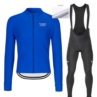 China Men's Breathable Winter Thermal Fleece Sleeves Long Cycling Sets Bike Tank Top Triathlon Mountain Bike Tank Top for sale