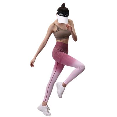 China Hot Sale New Fashion QUICK DRY Exercise Tight Running Yoga Suit Quick-drying Breathable Seamless Suit for sale