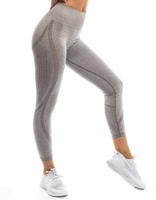 China 2021 Hot Sale High Waisted Workout Yoga QUICK DRY Gaiters And Seamless Yoga Pants for sale