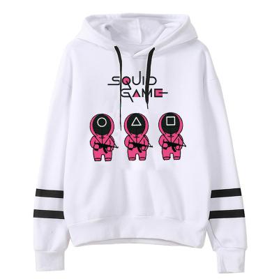 China Anti-wrinkle Squid Game Hoodie Autumn Men Women Streetwear Hip Hop Hop Unisex Sweatshirt Harajuku Pullovers for sale