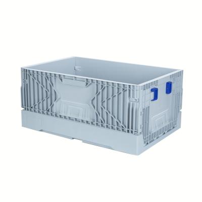 China Injection Molding Plastic Pallet Box Minimalist Anti-Static Collapsible Large Plastic Crates For Truck for sale