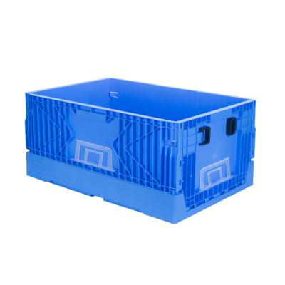 China Strong Box Mold Open Bathroom Under Bed Stackable Organizer Storage Basket Collapsible Plastic Vegetable Crates for sale