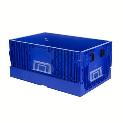 China Solid Stackable Heavy Duty Collapsible Storage Box Foldable Beer Logistics Warehouse Box Vegetable Crates For Car Kitchen for sale