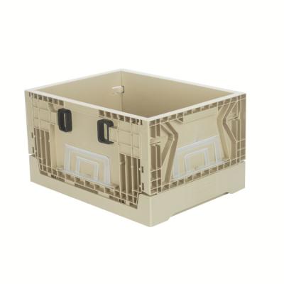 China Minimalist Desktop Convenient Plastic Pallet Box Collapsible Circulation Storage Box For Document Collection for sale