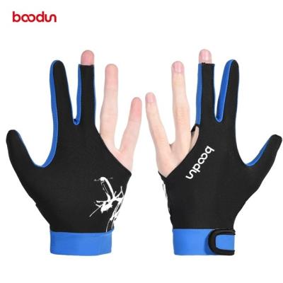 China High Quality Spandex Boodun Material Colors OEM Billiards Glove for sale