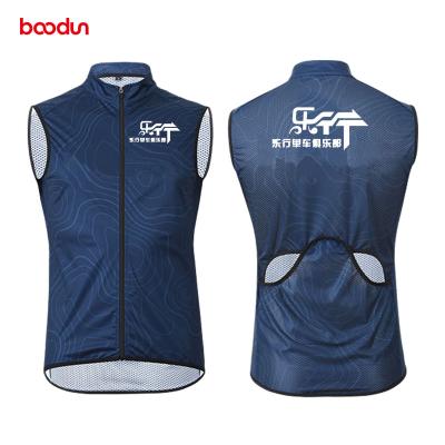 China Custom Professional Antibacterial Sportswear Bike Vest With Sleeveless Top Cycling Wear For Cycle for sale