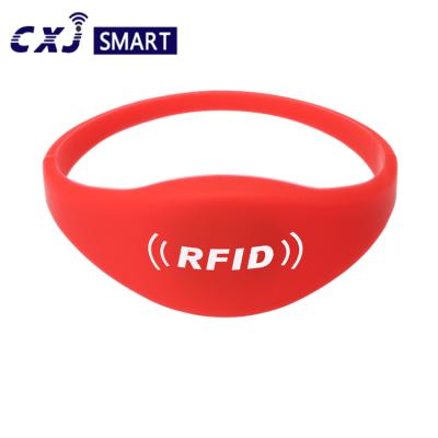 China 2020 Silicone Rubber Nfc EV1 Wristband Nfc 213 Tag Waterproof/Waterproof Ultralight Wrist Bands for sale