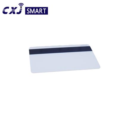 China White Blank Promotion PVC Card With Contact Chip And Magnetic Stripe Card for sale