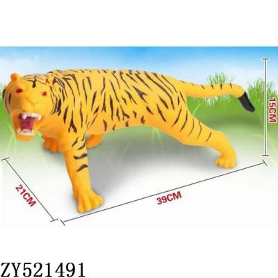 China Animal Toy Wholesale PVC Plastic Realistic Tiger Big Animal Toy With IC for sale