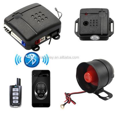 China Smart Safety Remote Strobe Starter Smart Start Stop Phone Auto Center Multimedia Control Car Alarm System for sale