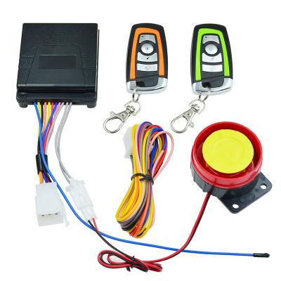 China No Audio System Manual Remote Security Motorcycle Mp3 Alarm for sale