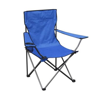 China Wholesale Modern Customized Portable Outdoor Lightweight Foldable Beach Camping Folding Chair With Arm Rest Cup Holder for sale