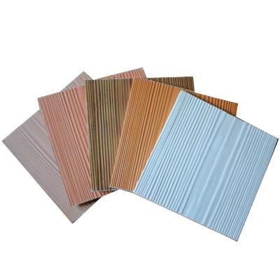 China 100% Cement Non-Asbestos RIGEL Wood Grained Panel like Modern Fiber Wood for Exterior Wall Panel for sale