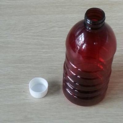 China Eco-friendly 60ml 100ml 120ml 150ml 250ml PET Boston Round Syrup Amber Medicine Bottle for sale