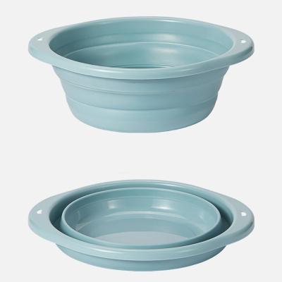 China Durable Lightweight Portable Collapsible Foldable Large Travel Wash Basin Space Saving Outdoor Fishing Basin for sale