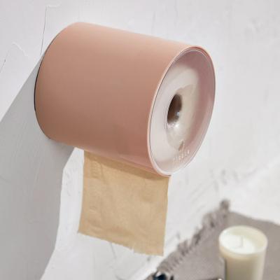 China Eco-friendly Modern Style Solid Color Toilet Paper Tube With Multi-Space Available Dustproof Toilet Paper Tube for sale