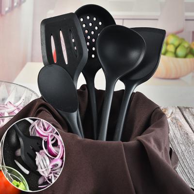 China Factory direct sale modern silicone kitchenware set spatula 5 piece set tool kit cookware silicone spatula baking spatula for sale