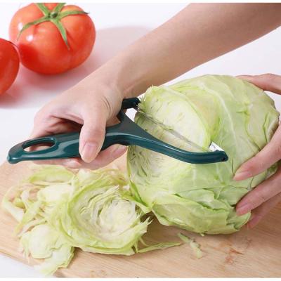 China Stocked Ceramic Kitchen Fruit Vegetable Peeler Stainless Steel Potato Peeler Kitchen Instrument for sale