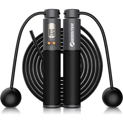 China Speed ​​Jump Training Manufacturer Led Electronic Digital Smart Number Counting Jump Rope Weight Jump Rope With Counter for sale