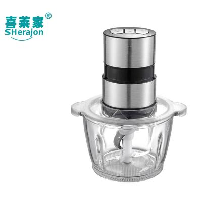 China Electric Household Mini Meat Chopper Meat Grinder Vegetable and Fruit Cleaver Food Processing Machine for sale