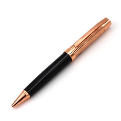 China Promotional pen 2020 new Rose Gold Customized Best Luxury hot Pen With Heavy Logo for sale