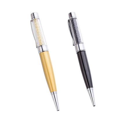 China Pen Luxury Promotion Logo Metal Tip USB Crystal Custom Pen for Business for sale