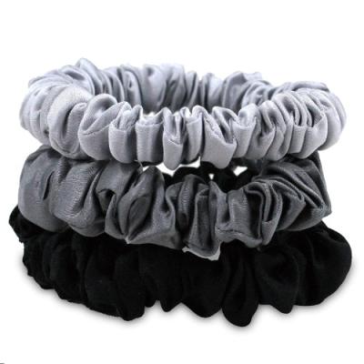 China Bestselling Scrunchies 100% Mulberry Silk Hair Scrunchies Standard, Small, Mini-Best for Women and Girls Hair for sale