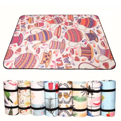 China Waterproof Picnic Mat Outdoor Inflatable Moisture Proof Thick Waterproof Picnic Blanket Thicken Camping Mat for sale