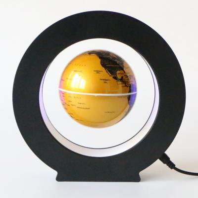 China Levitation and Rotation in the Air 4 Inch LED Globe Magnetic Anti Gravity Electric Floating Creative Floating Light for sale