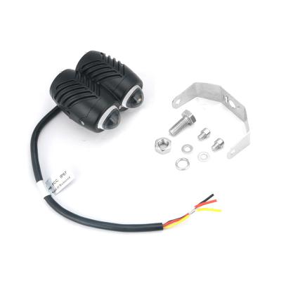 China 3 Inch 2 Color Motor Accessory Small Cars Auto Led Car Running Lights 40W 12V White Amber Led Spot Lamp for sale