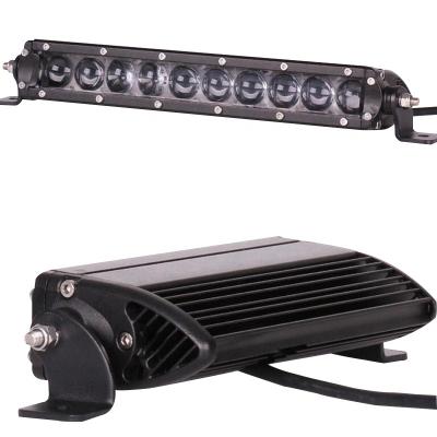 China Offroad 12inch 10leds driving bar 50w led light bar rack 9-60v cree led work light for offroad truck roof for sale