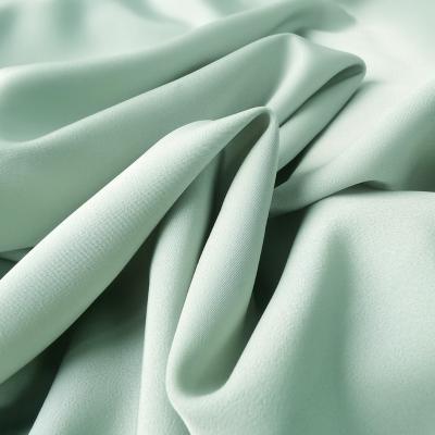 China Shrink-resistant 100% soft and stretch polyester fabrics in stock with many colors for sale