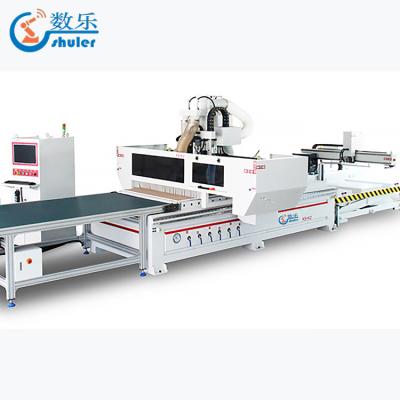 China Hotels Factory Direct Auto Labels Processing Center With 2X6KW Spindles Routers For Furniture Production for sale