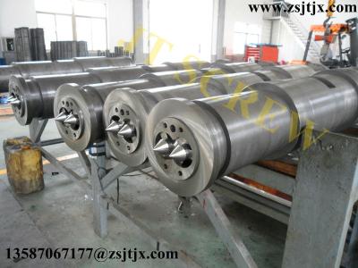 China Double Conical Screw Barrel, High Calcium PVC Pipe Screw Cylinder For PVC Pipe Extrusion Process CS18 for sale