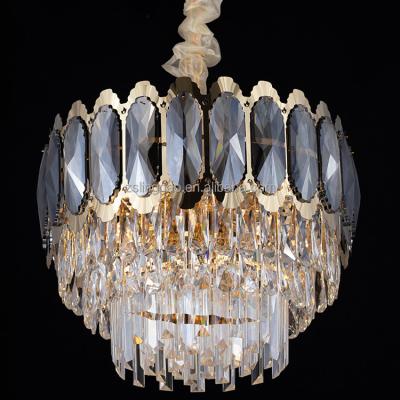 China Modern Post-modern chandelier creative hong kong-style restaurant crystal lamp simple lamps n light luxury living room chandelier for sale