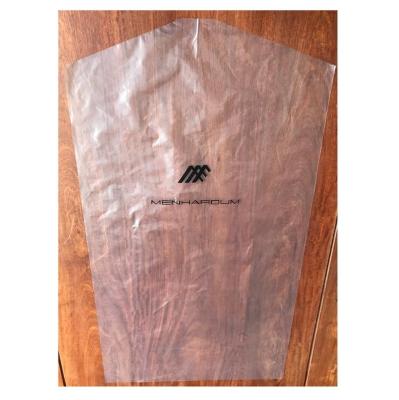 China Recyclable HDPE Poly LDPE Garment Bag Dry Cleaning Bags Clear Plastic Suit Cover for sale