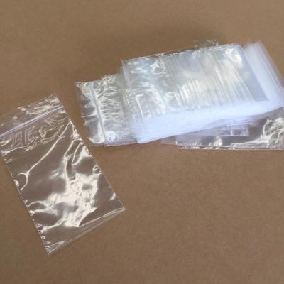 China Recyclable Mini Zip Lock Poly Plastic Bag Small Bags for sale