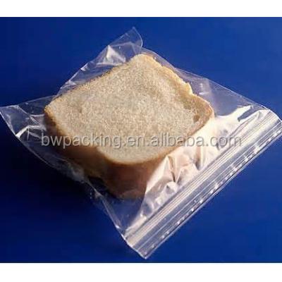 China Food Grade Transparent Ziplock Zipper Seal Plastic Bags Printed Sandwich And Snack Bag for sale